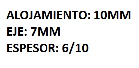 RETEN GUIA DE VALVULAS VOLKSWAGEN POLO/ GOL/ GOLF DIESEL