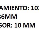 RETEN DE BANCADA FORD FALCON PICK UP 83/...  6 CIL