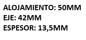 RETEN DE DISTRIBUCION PEUGEOT 504/ 504 GR-SR POLEA 42 MM