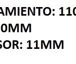 RETEN DE BANCADA DOBLE LABIO PEUGEOT 206/207/307/405/PARTNER