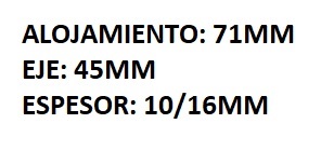 RETEN PIÑON DIFERENCIAL ROCKWEEL FORD F100/ F-150/ F-1000