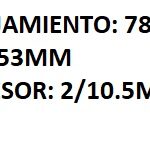 RETEN RUEDA TRASERA PEUGEOT  504 PICK UP T5B