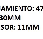 RETEN SEMIEJE DERECHO PEUGEOT 106/ 205/ 405/ PARTNER/ CITROE