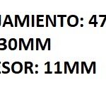 RETEN SEMIEJE DERECHO PEUGEOT 106/ 205/ 405/ PARTNER/ CITROE