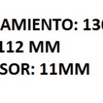RETEN DE BANCADA DOBLE LABIO CON HELICE CHEVROLET A20/C20/S1