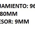 RETEN DE BANCADA MITSUBISHI L-200 DIESEL/ SAPPORO