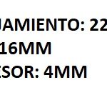RETEN SELECTORA PEUGEOT 404/ 504 DE CUARTA