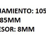 RETEN DE BANCADA REFORMA CON PESTAÑA RENAULT 19/ CLI/ TWINGO