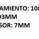 RETEN DE BANCADA RENAULT LAGUNA DIESEL 2.2/ FLUENCE
