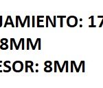 RETEN DE FRENO DODGE 200 HIDRAULICO BENDIX (SERVO SUPER)