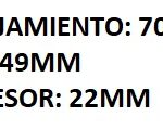 RETEN DE RUEDA SUSPENSION TRASERA PEUGEOT 205/ CITROEN AX