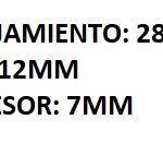 RETEN DE ALTERNADOR CON DEPRESOR CHEVROLET CORSA/ COMBA/ CEL