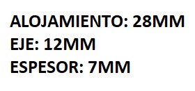 RETEN DE ALTERNADOR CON DEPRESOR CHEVROLET CORSA/ COMBA/ CEL