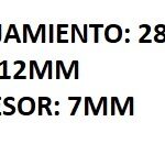 RETEN DE ALTERNADOR CHEVROLET CORSA