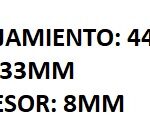 RETEN DE RUEDA DELANTERA PALIER TOYOTA HILUX