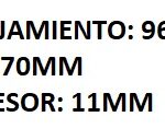RETEN BANCADA MITSUBISHI COLT/ CILT