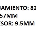 RETEN SALIDA DE CAJA FORD RANGER CAJA CLARK 2615