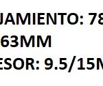RETEN RUEDA TRASERA FORD TRANSIT (CHASIS LARGO)