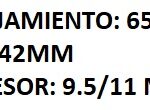 RETEN RUEDA TRASERA FORD RANGER 30 ESTRIAS- SET9