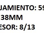 RETEN SEMIEJE IZQUIERDO RENAULT MEGANE II 2.0 16V (F4R)