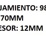 RETEN RUEDA TRASERA FORD F250/ F350 (61/69)