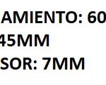 RETEN DE CAJA DIRECCION  HIDRAULICA MERCEDES BENZ 1112/ 1114