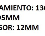 RETEN RUEDA DELANTERA MERCEDES BENZ 1112/ 1114 FRENO HIDRAUL