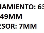 RETEN DE RUEDA DELANTERA FORD FALCON/ FAIRLINE S/PESTAÑA