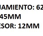 RETEN RUEDA TRASERA PALIER PEUGEOT 404/ 504/ 505