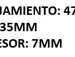 RETEN DE RUEDA TRASERA FORD 7000