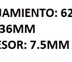 RUEDA TRASERA EXTERIOR DODGE D100 1961/61