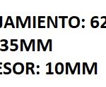 RETEN DE SALIDA DE CAJA PEUGEOT 403/504/404/ CITROEN C3