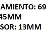 RETEN RUEDA DELANTERA DODGE D-100 (60/62)