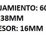 RETEN SALIDA DE CAJA FORD FALCON CON PESTAÑA