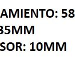 RETEN DELANTERA FIAT 1100
