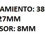 RETEN DE DIRECTA FORD FALCON (62/64)