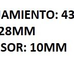 RETEN CAJA DE DIRECCION FIAT 1500/ 125
