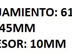 RETEN DE RUEDA DELANTERA FIAT 1500 64/...