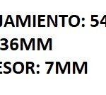 RETEN RUEDA TRASERA RENAULT 6/ 12/ RETEN DE DIRECTA MERCEDES
