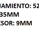 RETEN RUEDA DELANTERA FIAT 600/ 133
