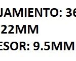 RETEN EJE COMANDO AUXILIAR PERKINS 6-305/ 6-354