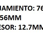RETEN  DE RUEDA TRASERA ROSTROJERO