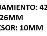 RETEN DE CAJA SIN FIN-MECANICA  MERCEDES BENZ 1112-1114-1517