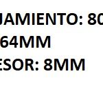 RETEN DE BANCADA DOBLE LABIO CON HELICE FIAT 600/ 128
