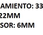 RETEN DE CAJA SIN FIN CHEVROLET C30/C50/ 610/ 614