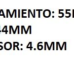 RETEN RUEDA DELANTERA LABIO SIMPLE DOGE 1500 1.8