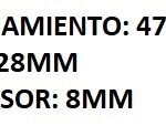 RETEN DIRECTA CON HELICE FIAT 1500/ 1600/ 125/ FAMILIAR/ MUL