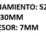 RETEN ARBOL DE LEVA FIAT 128/ 125/ 147