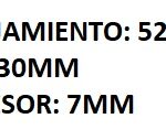RETEN ARBOL DE LEVA FIAT 125/ 128/ 147