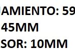 RETEN RUEDA DELANTERA FIAT 1500/ 1600/ 125/ FAMILIAR